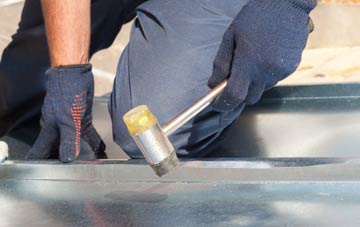 Blue Hill metal flat roofing repairs